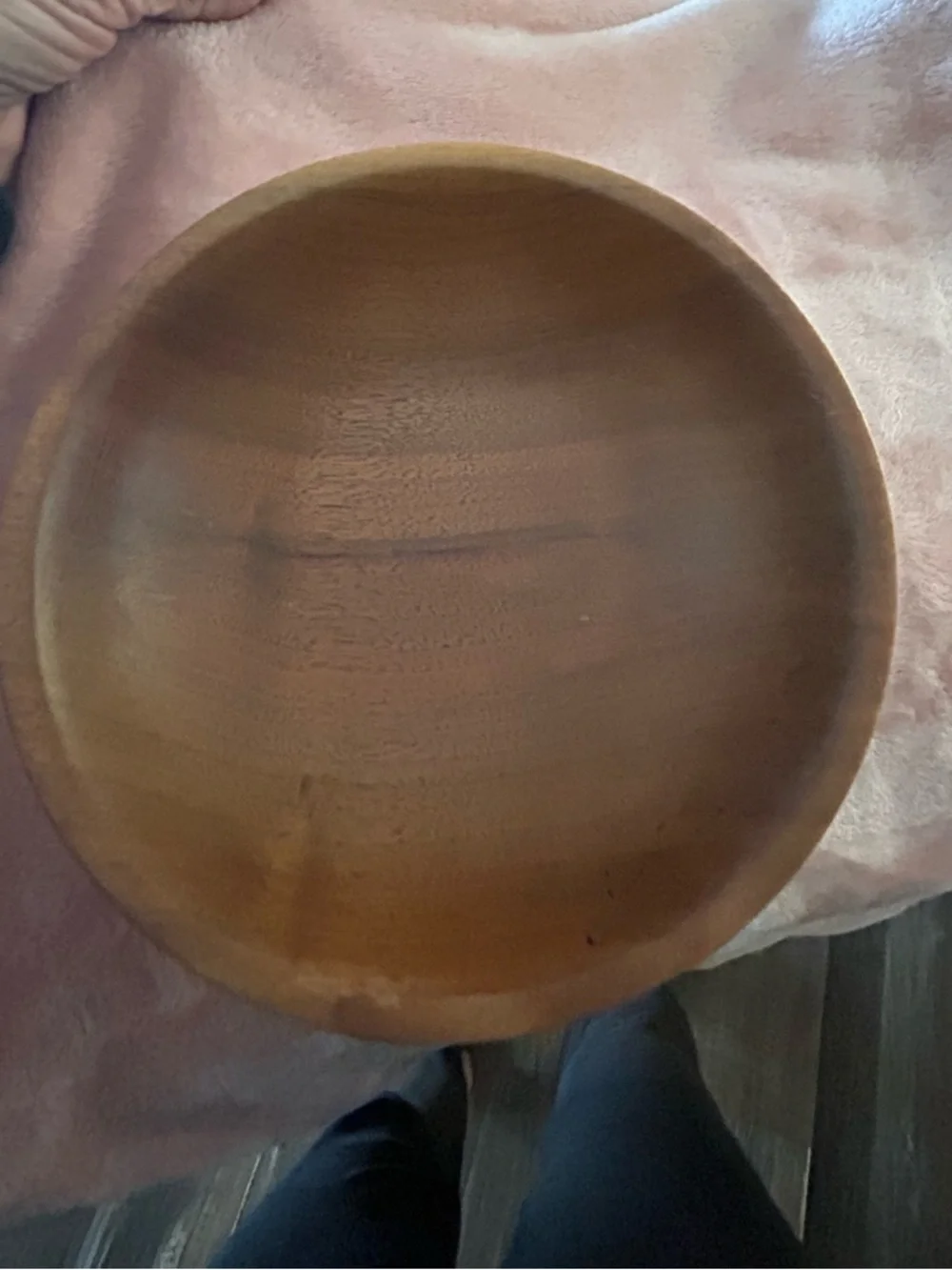 50%offw❤️ Hand Turned signed Wooden Bowl 6” Rustic Farmhouse #45counterman p05